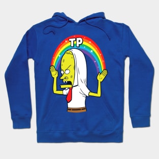 Funny 90's Rainbow Cartoon Characters Mashup Funny TP Meme Hoodie